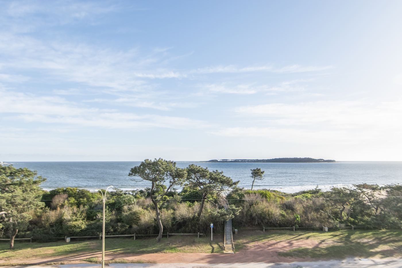 Vista al mar desde Punta del Este